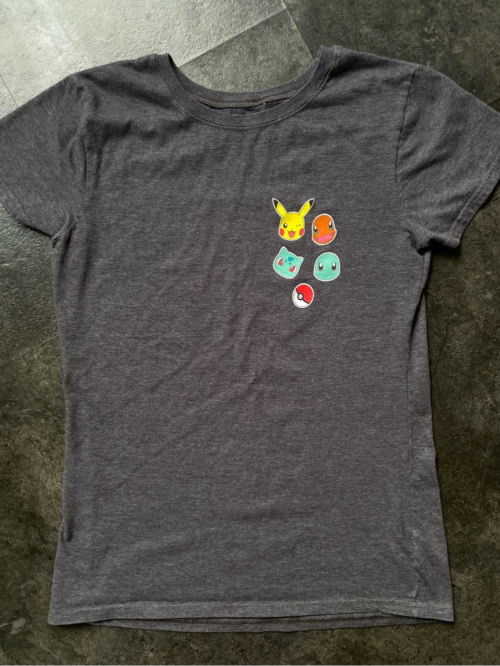 Pokemon Dark Grey Tee
